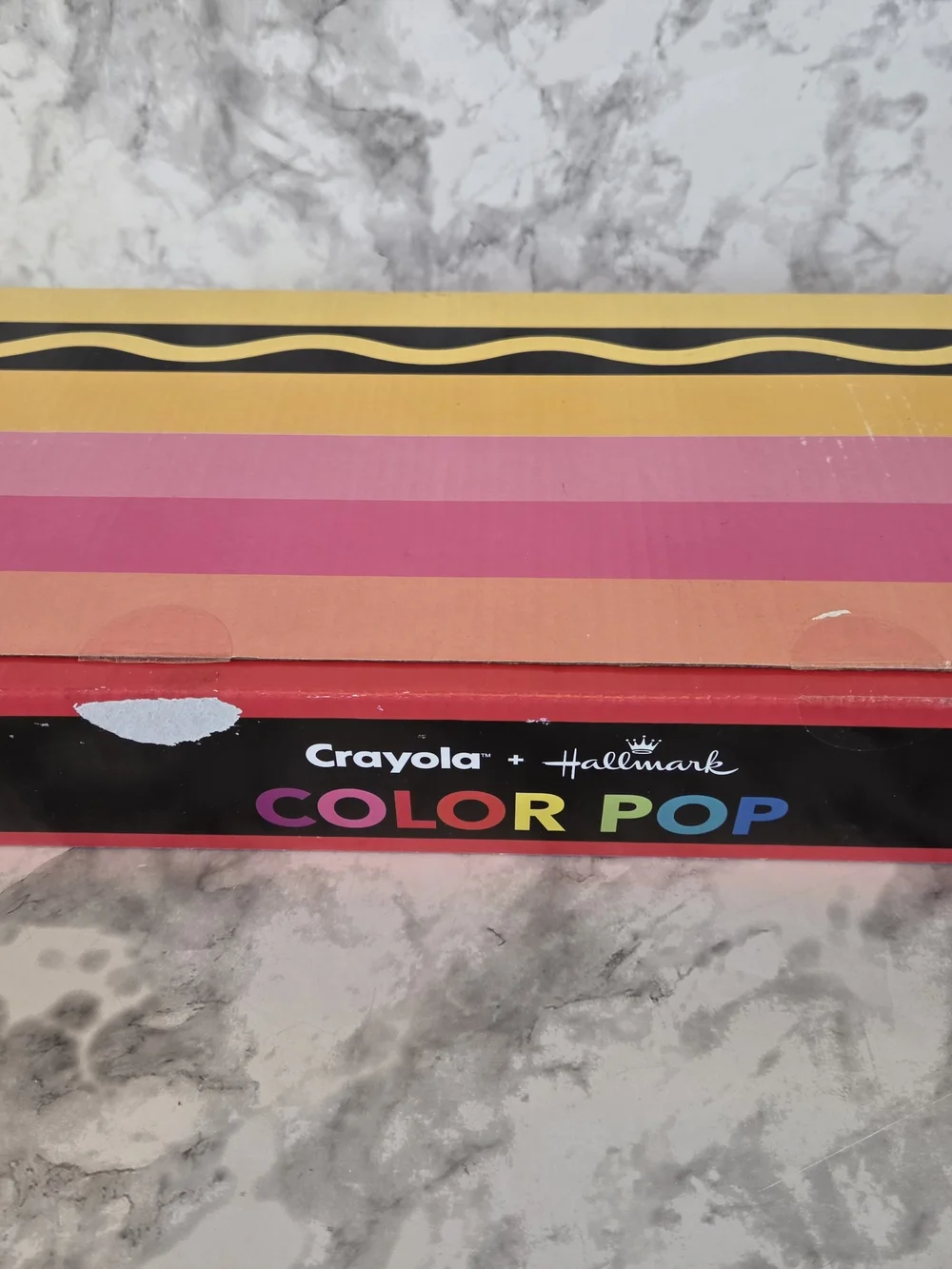 Crayola & Hallmark Color Pop Party Pack Decor - 126 Pieces Table Runner & Banner